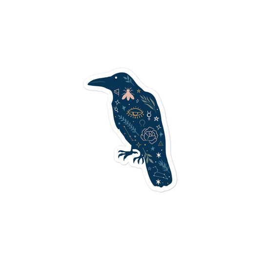 Celestial Raven - Vinyl Sticker - Muse + Moonstone