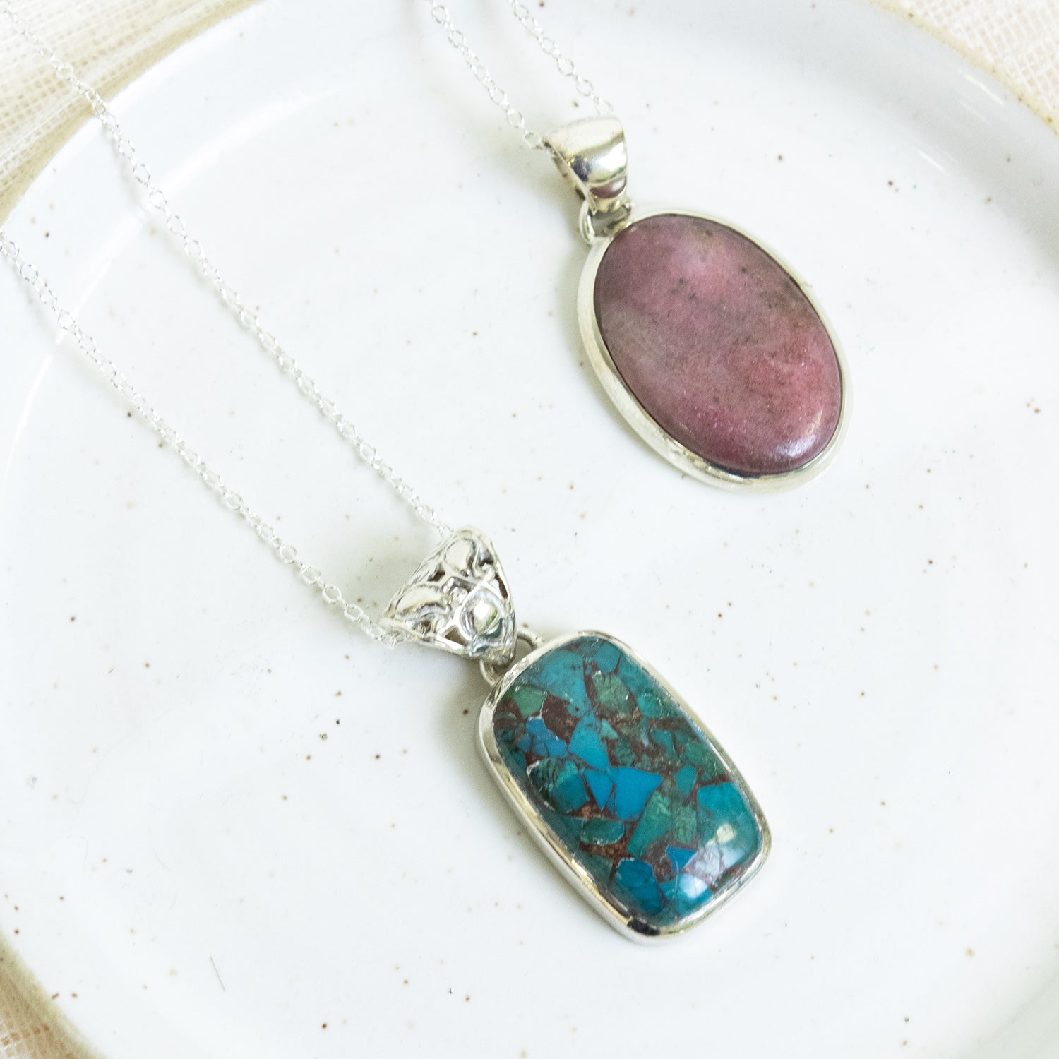 Chrysocolla Necklace #1 | Love + Lark - Muse + Moonstone