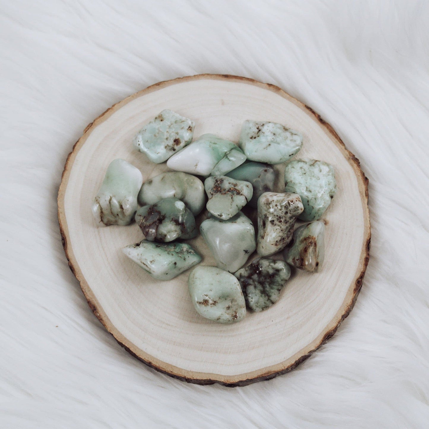 Chrysoprase - Tumbled - Muse + Moonstone