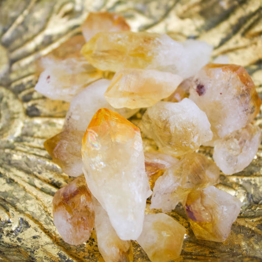Citrine - Crystal Points - Muse + Moonstone