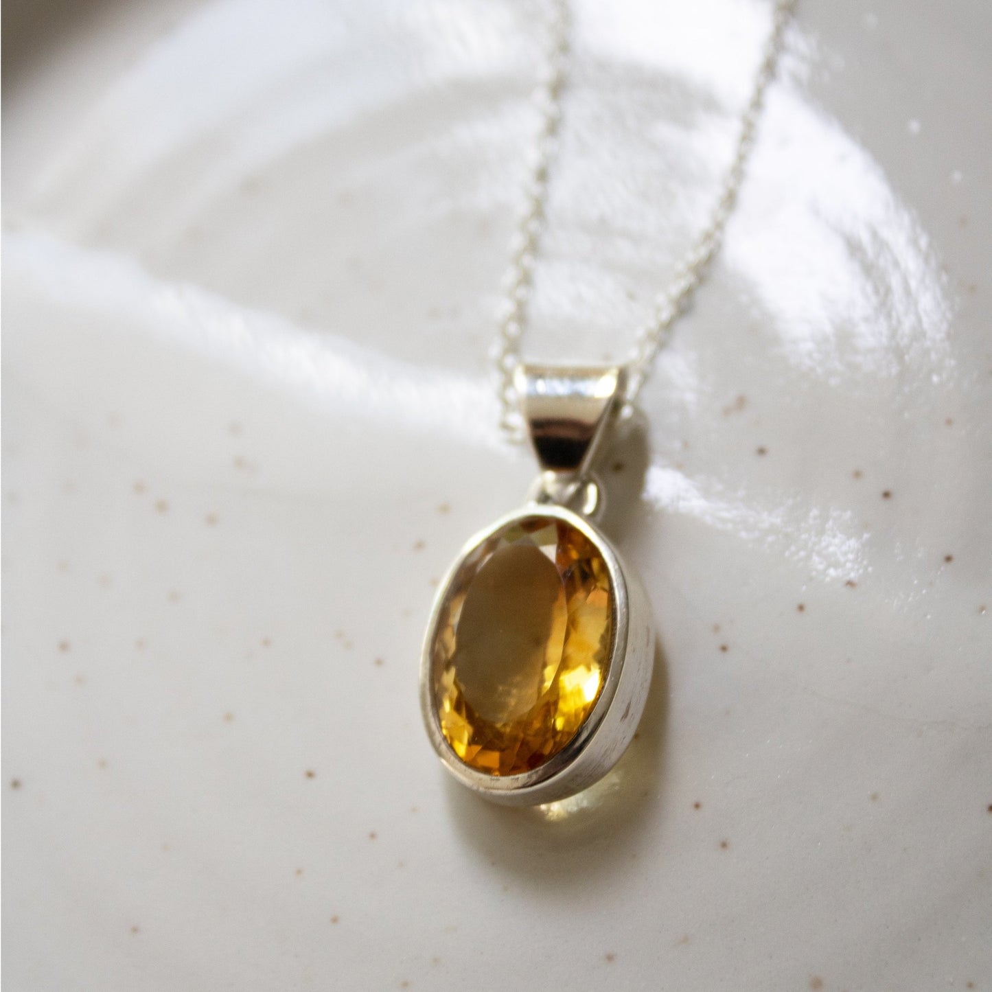 Citrine Necklace - Unique #1 | Love + Lark - Muse + Moonstone