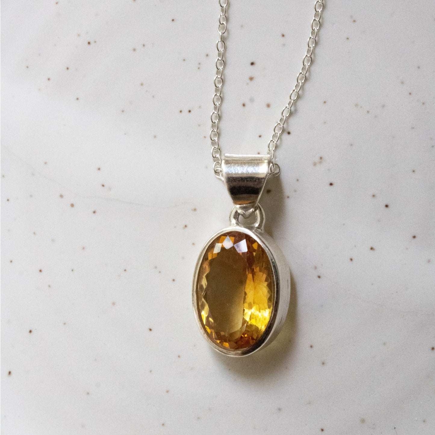 Citrine Necklace - Unique #1 | Love + Lark - Muse + Moonstone