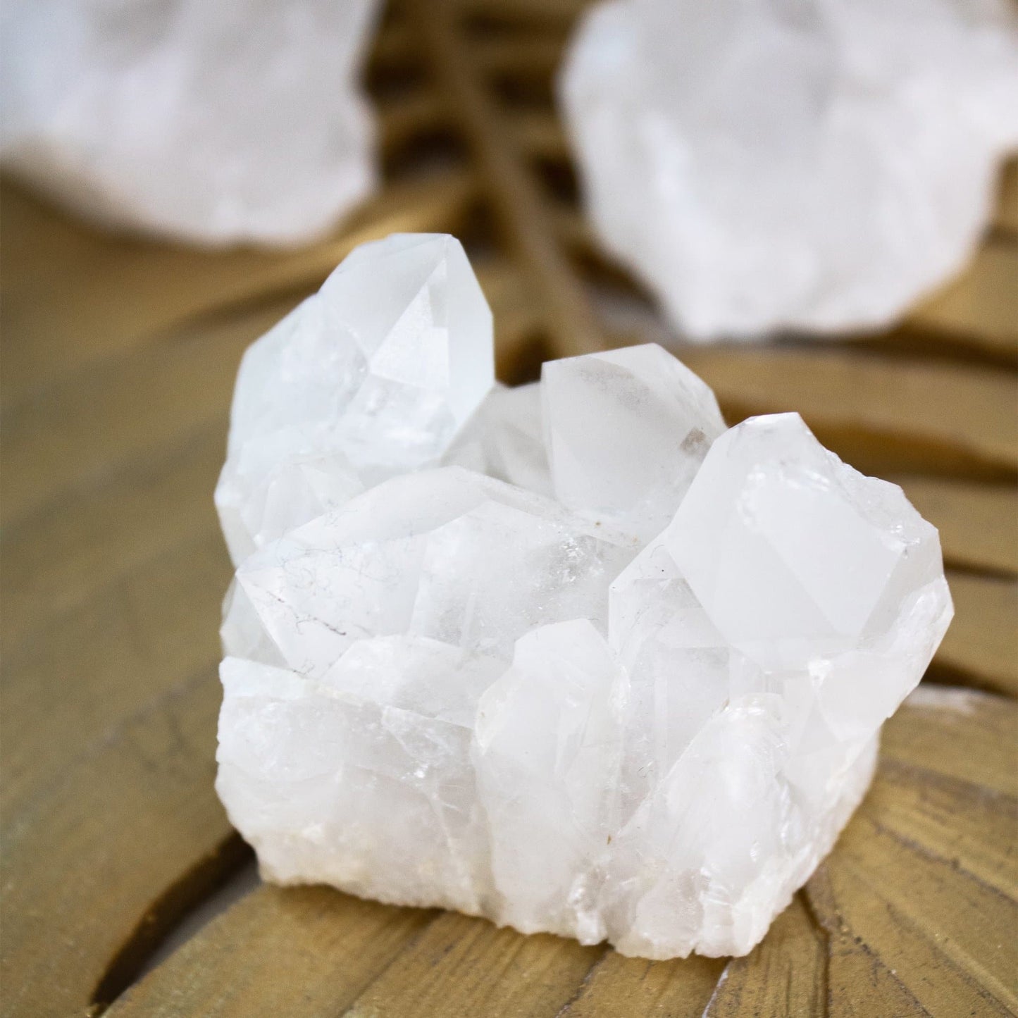 Clear Quartz Cluster Small Muse Moonstone Crystals