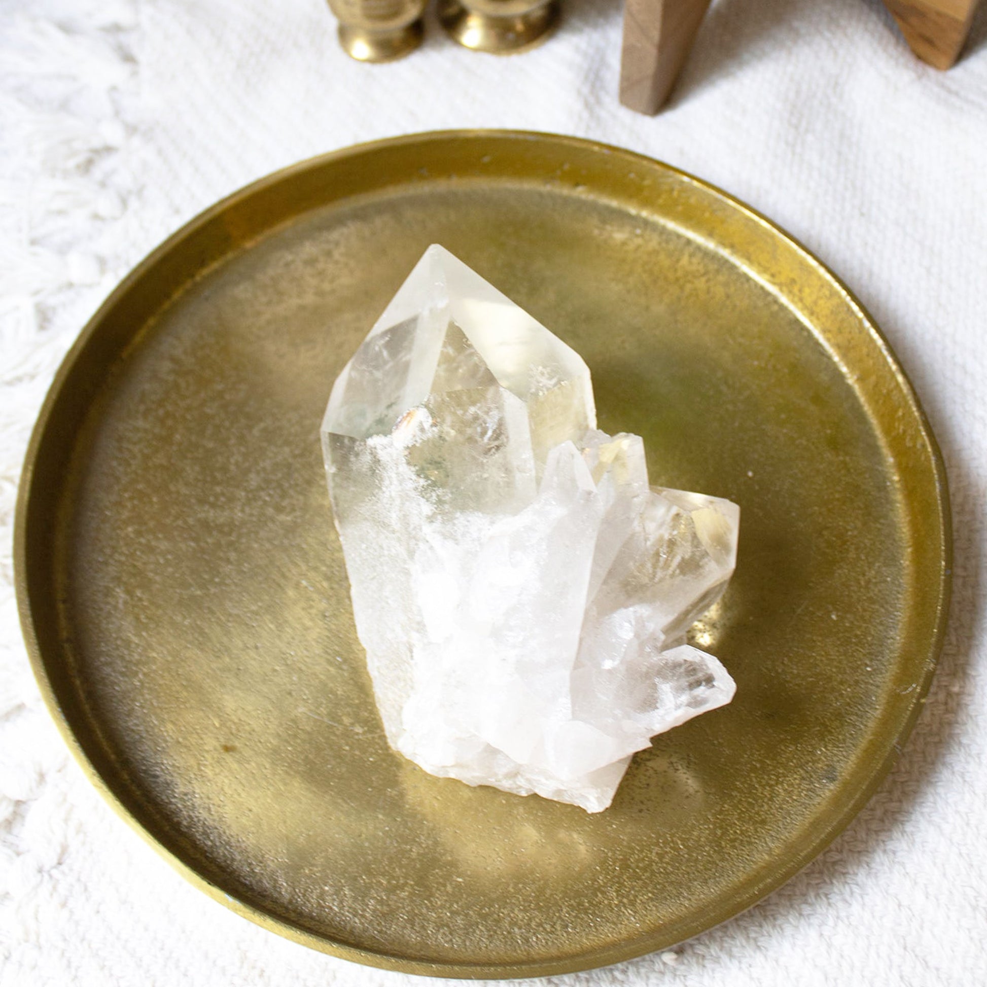 Clear Quartz - Cluster - Unique Specimen #2 - Muse + Moonstone