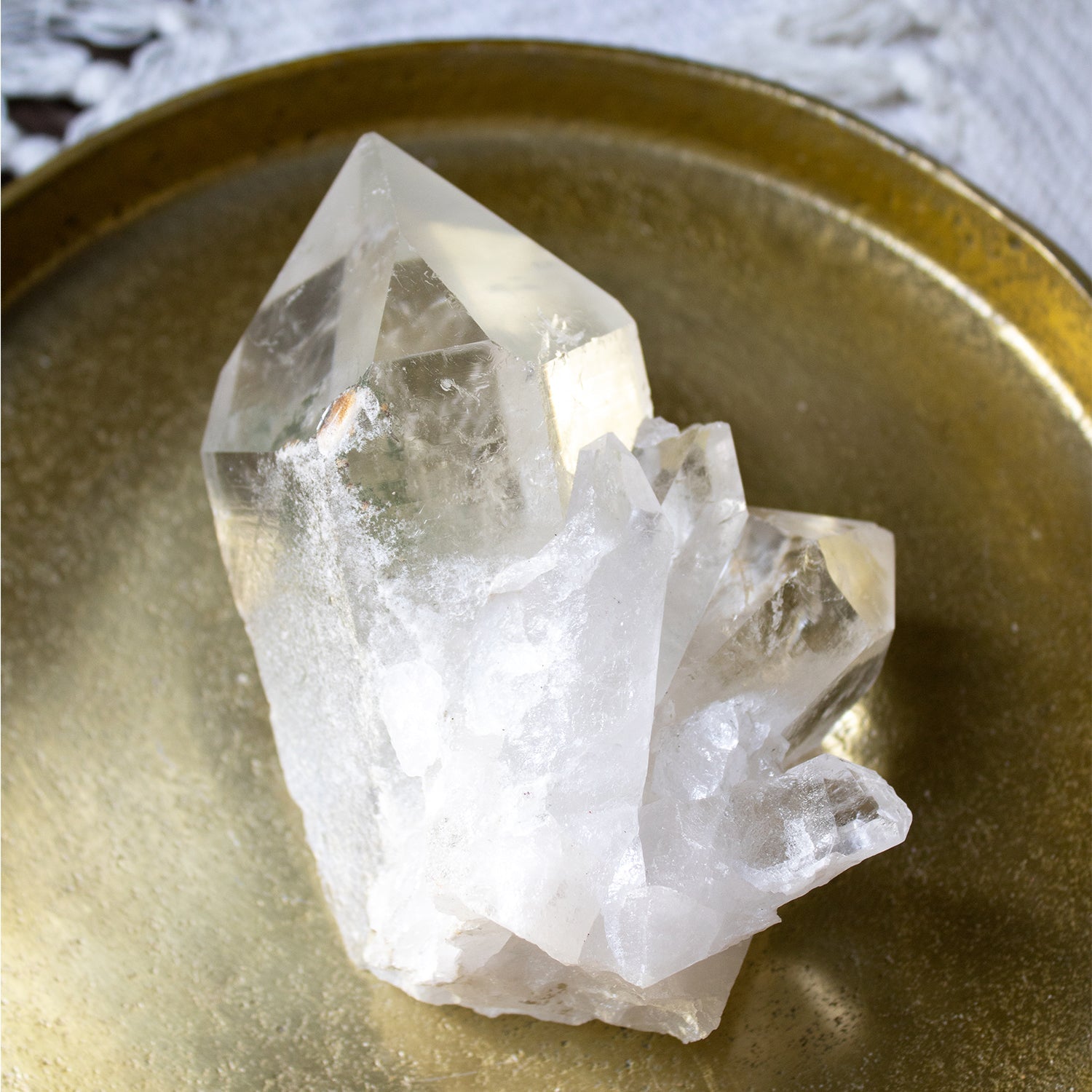 Clear Quartz - Cluster - Unique Specimen #2 - Muse + Moonstone