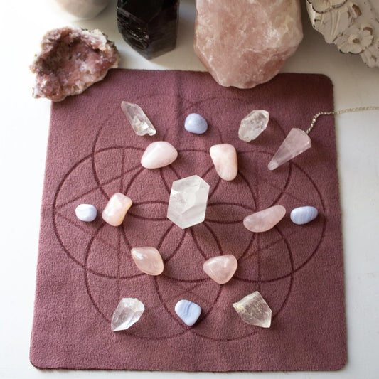 Crystal Grid Framed Crystal Grid Framed Crystal Art Crystal -  Israel