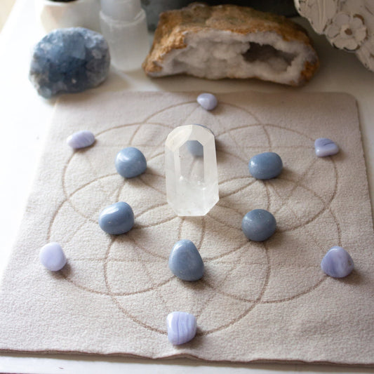 Crystal Grid | Cloth - Muse + Moonstone