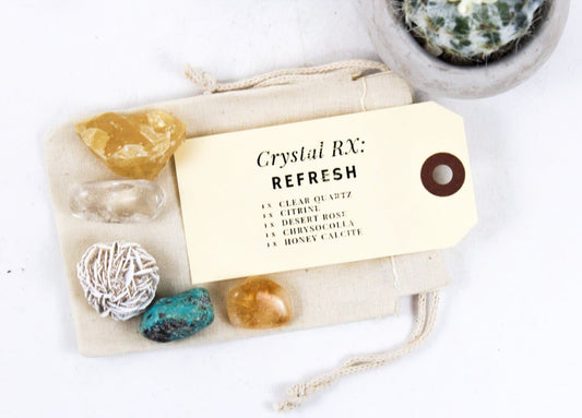 Crystal RX : Refresh - Crystal Pouch - Muse + Moonstone