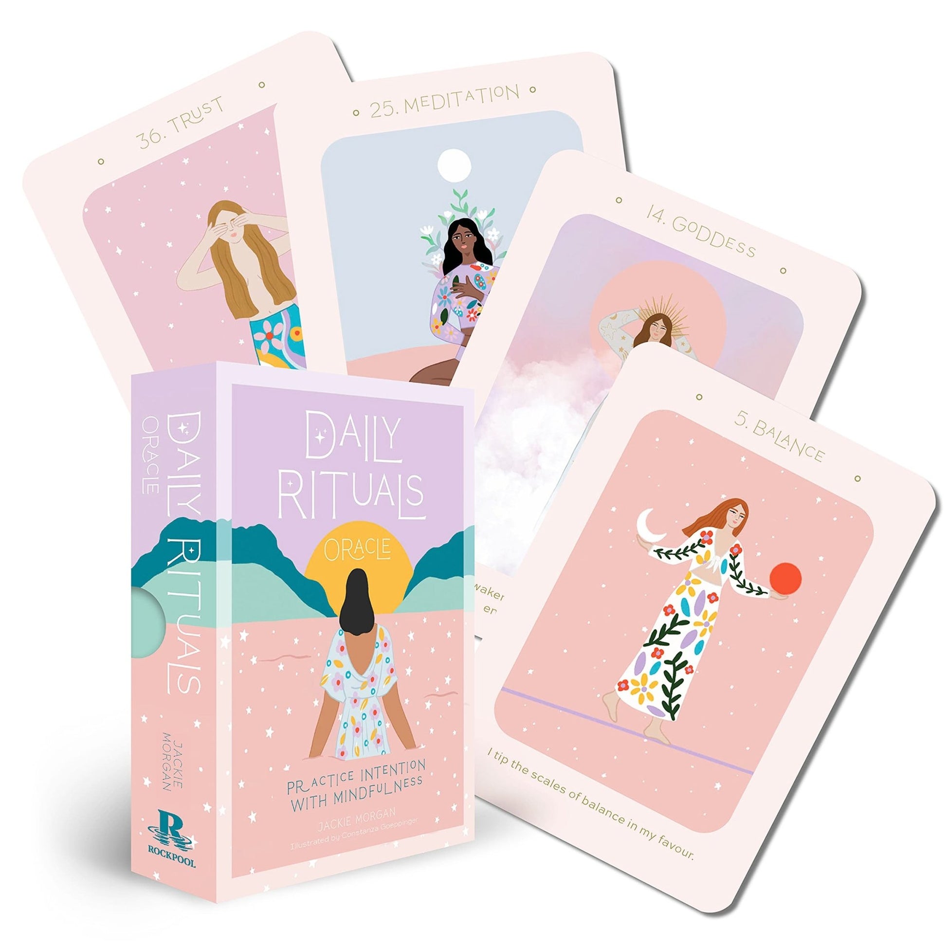 Daily Rituals Oracle: Practice Intention With Mindfulness - Muse + Moonstone