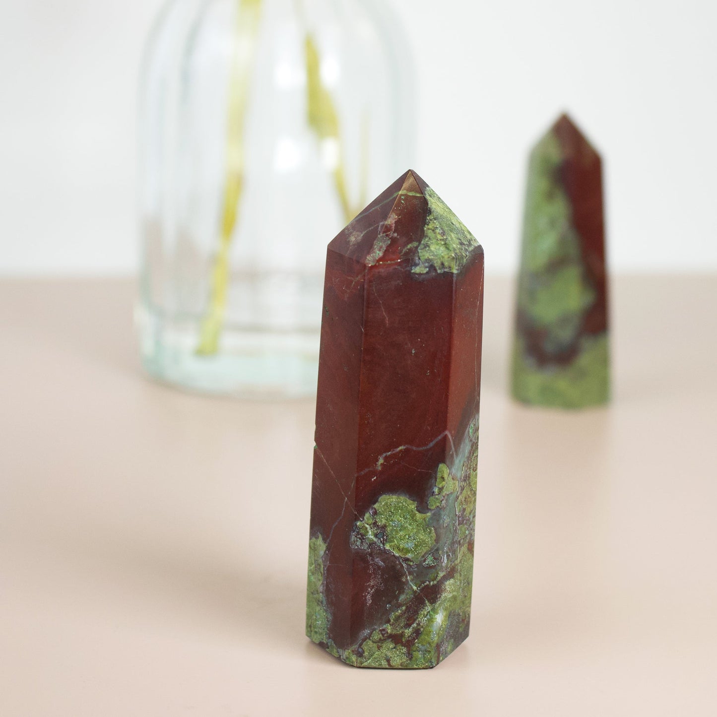 Dragonsblood Jasper - Polished Point - Muse + Moonstone