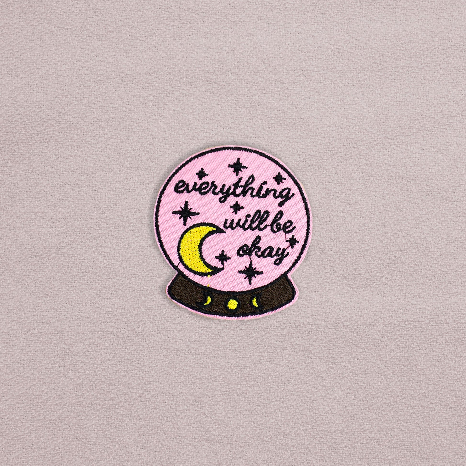 Everything Will Be Okay - Embroidered Iron On Patch - Muse + Moonstone