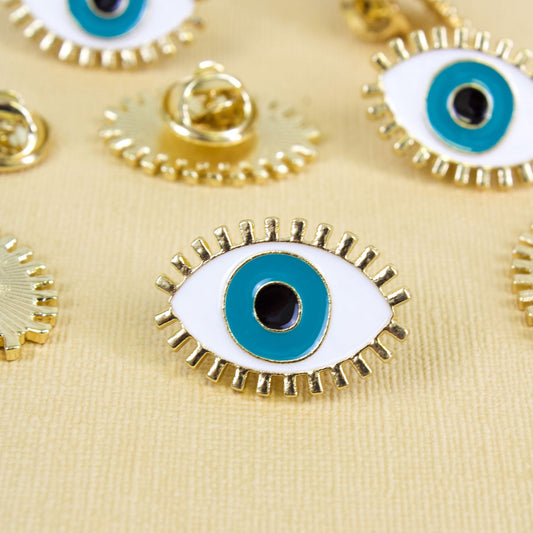 Evil Eye - Enamel Pin - Muse + Moonstone