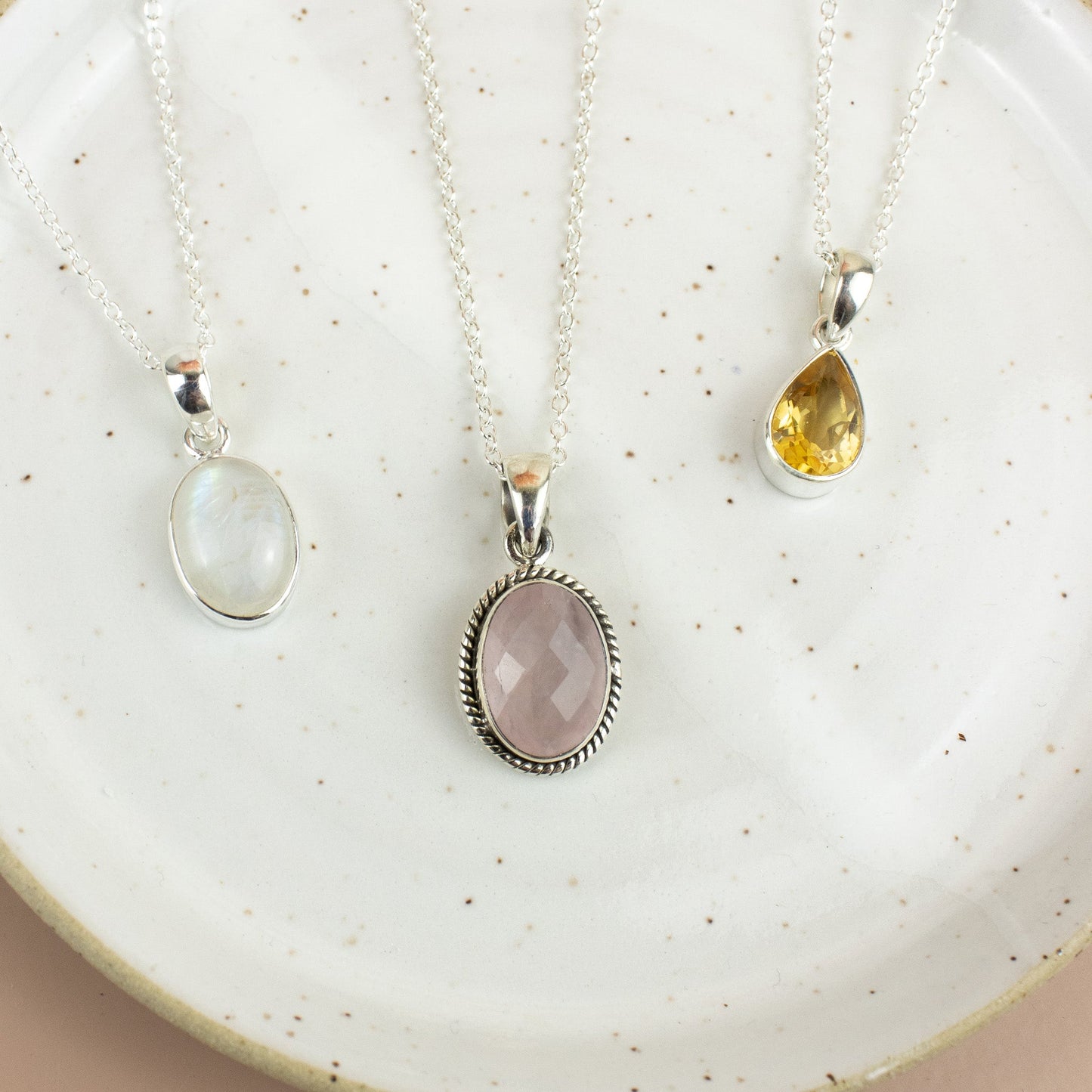 Faceted Citrine Necklace | Love + Lark - Muse + Moonstone