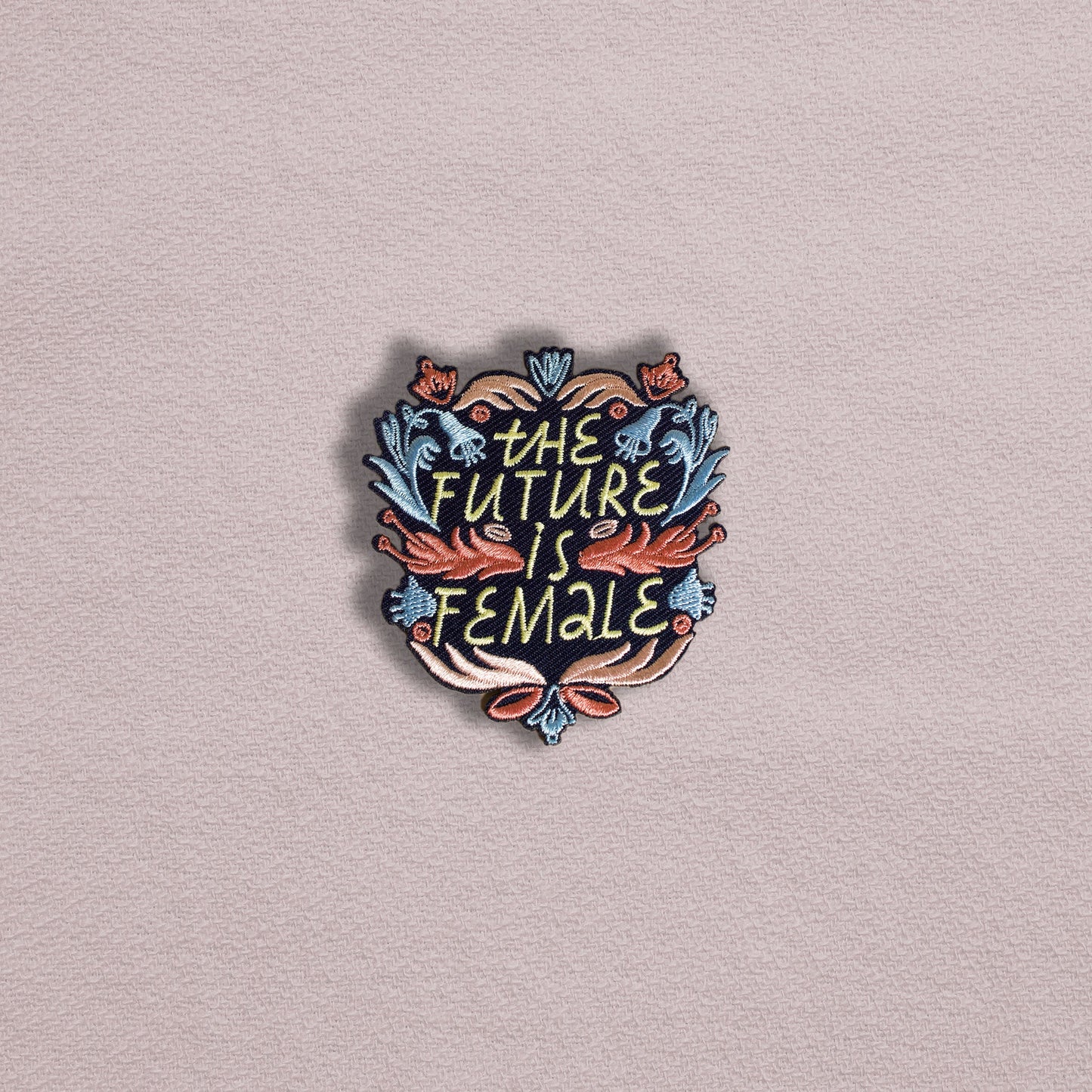 Future is Female - Embroidered Iron On Patch - Muse + Moonstone