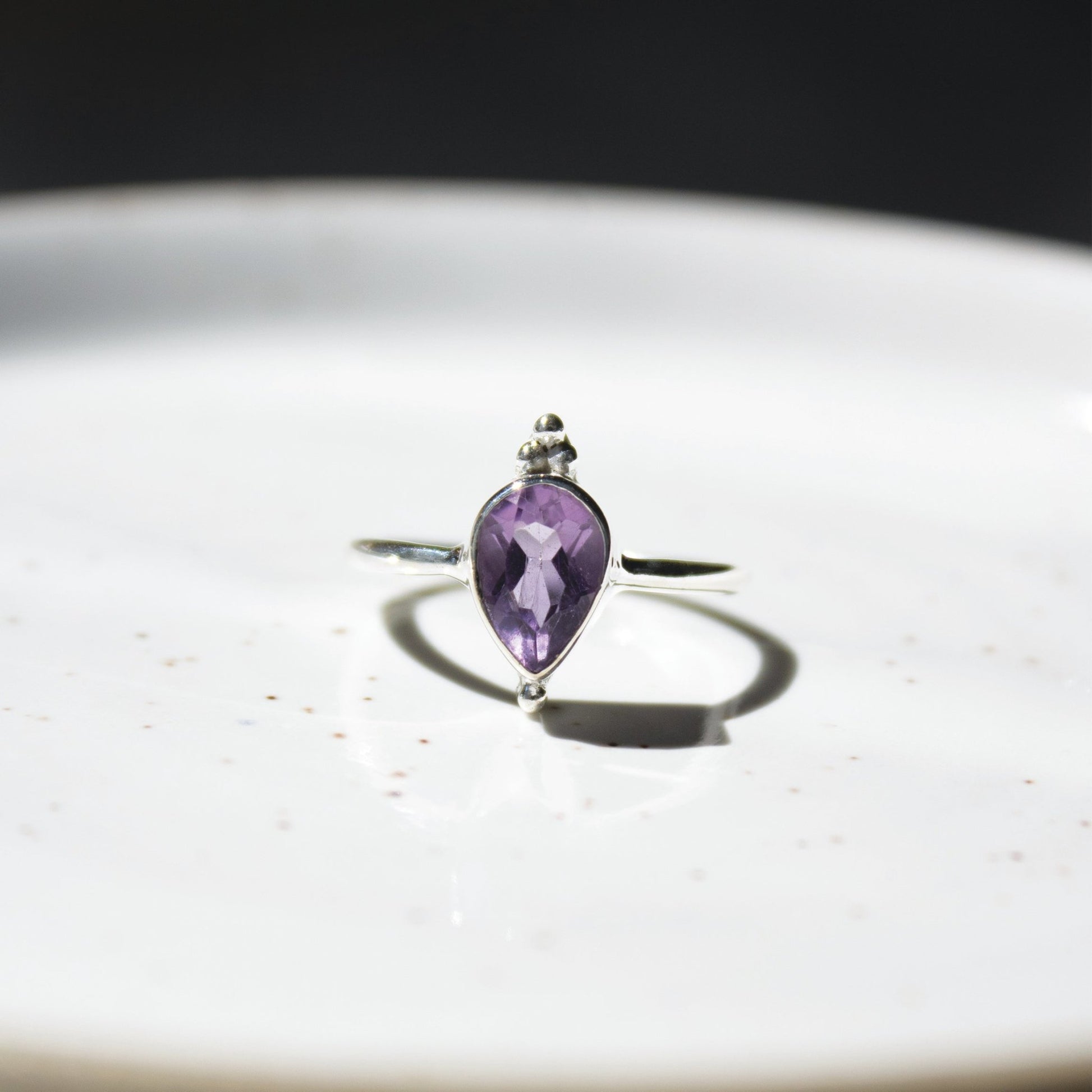 Amethyst Ring | Love + Lark - Muse + Moonstone