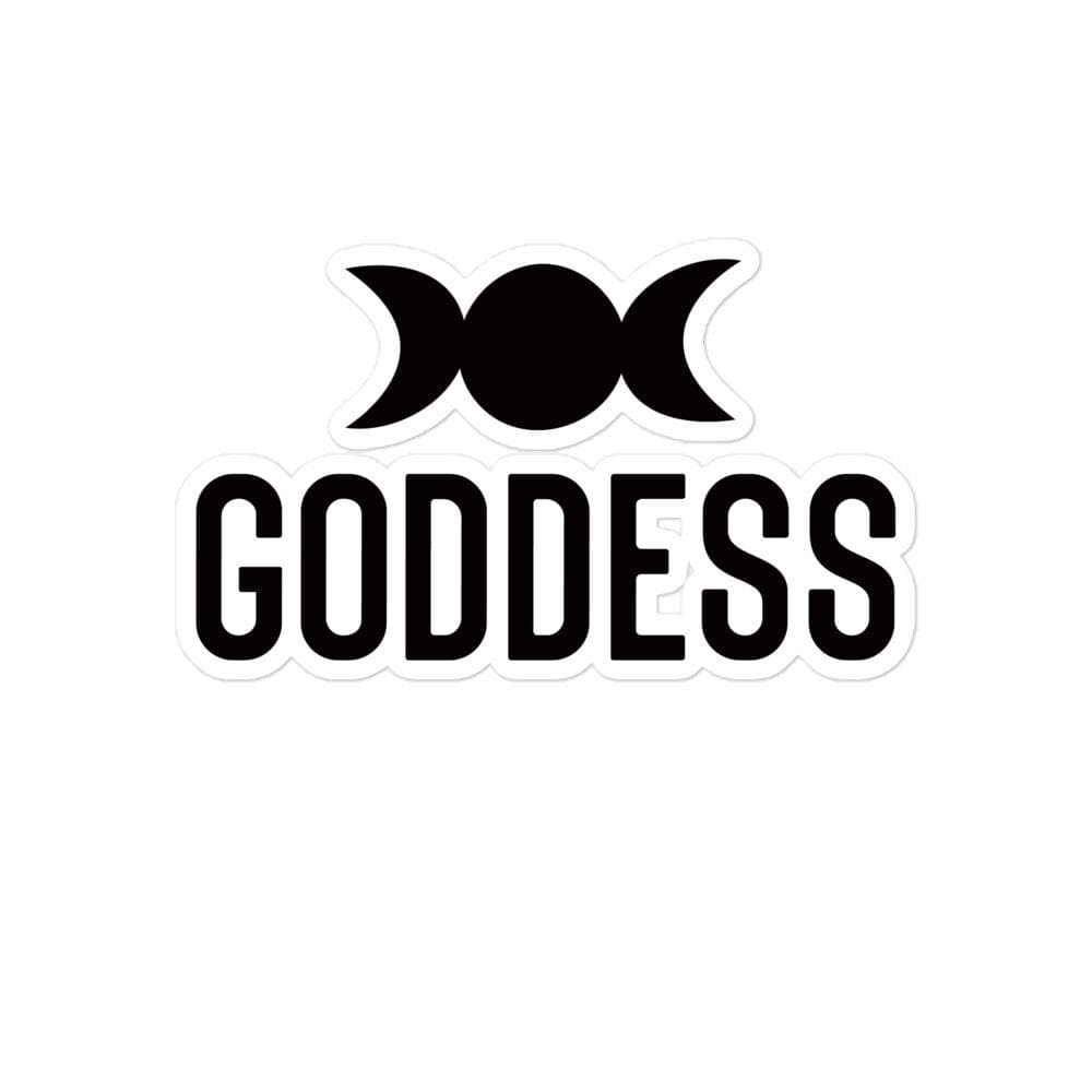 Goddess | Black - Vinyl Sticker - Muse + Moonstone