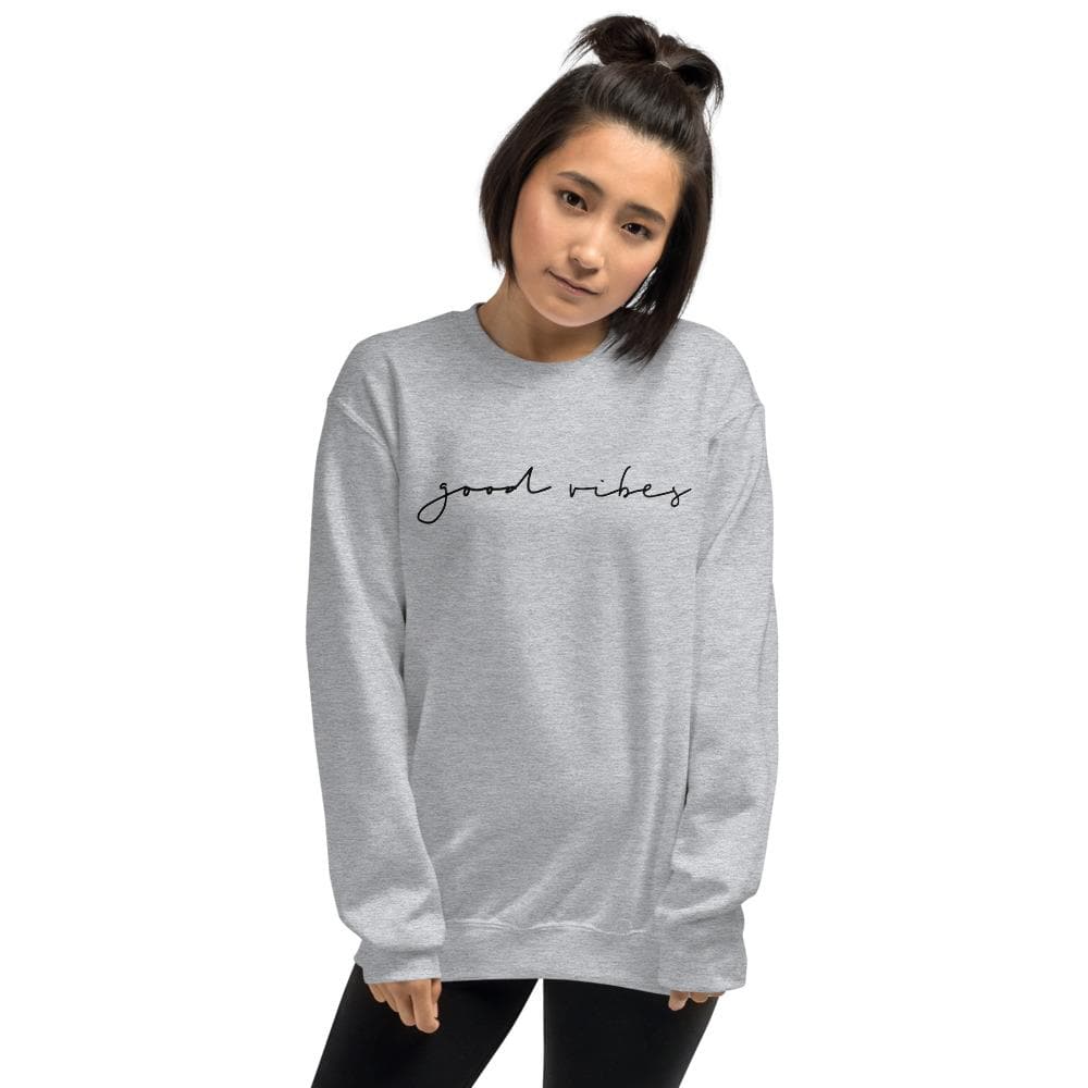 GOOD VIBES | Crew Sweatshirt - Muse + Moonstone