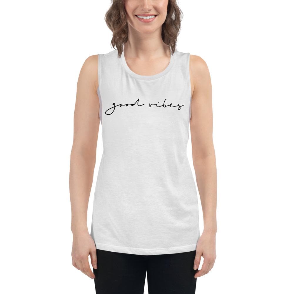 GOOD VIBES | Muscle Tank | - Muse + Moonstone