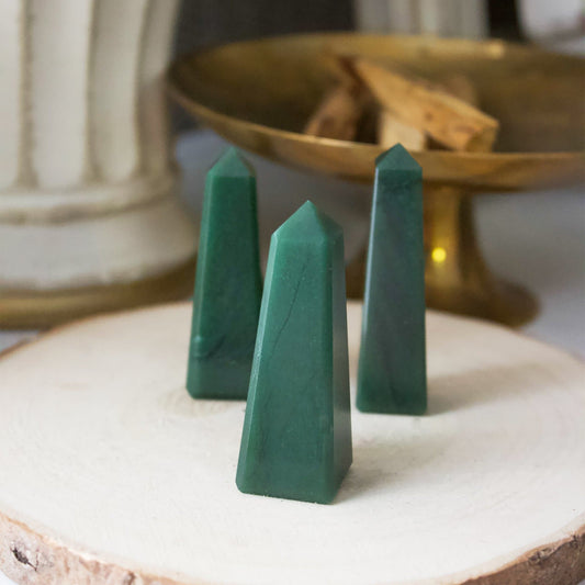 Green Aventurine - Polished Point - Muse + Moonstone