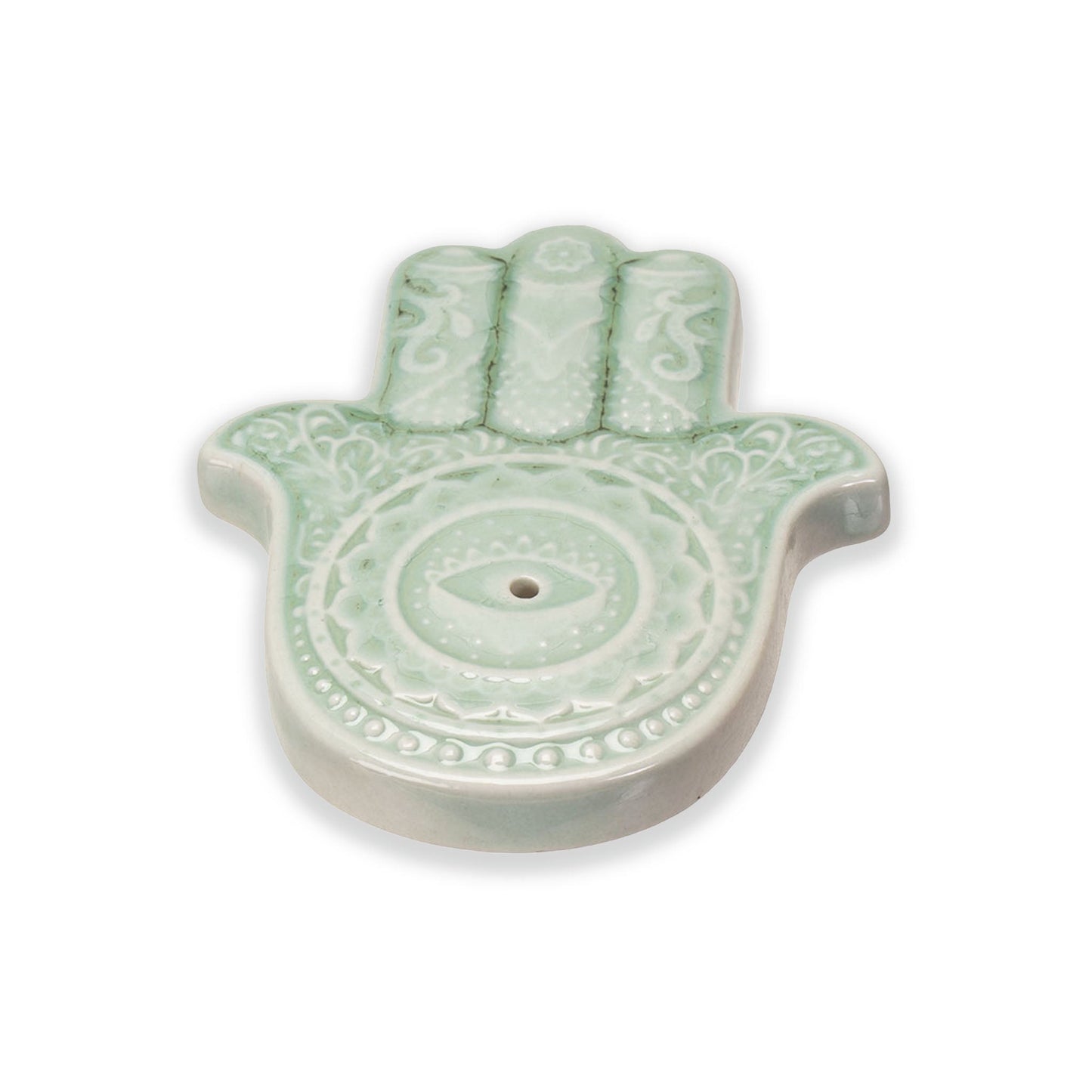 Hamsa Hand Incense Holder - Muse + Moonstone