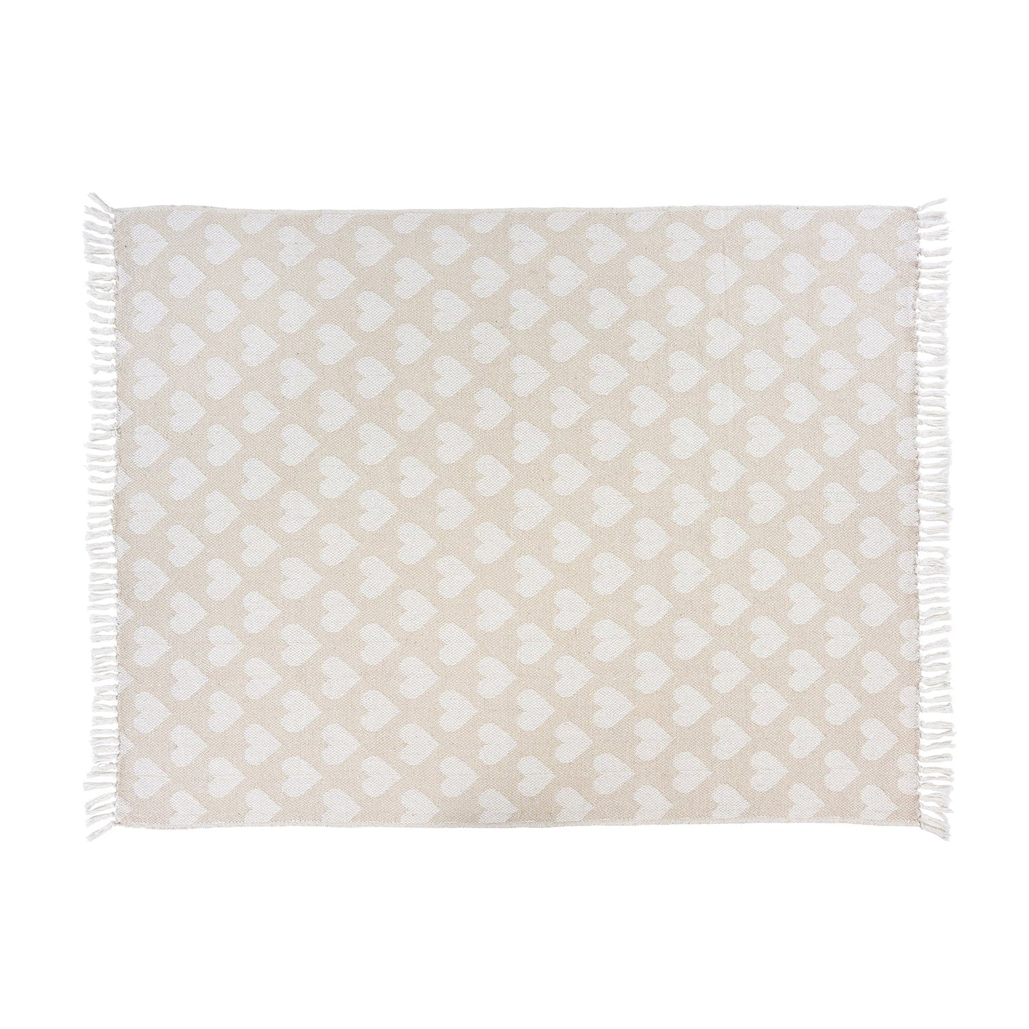 Heart Throw Blanket - White - Muse + Moonstone