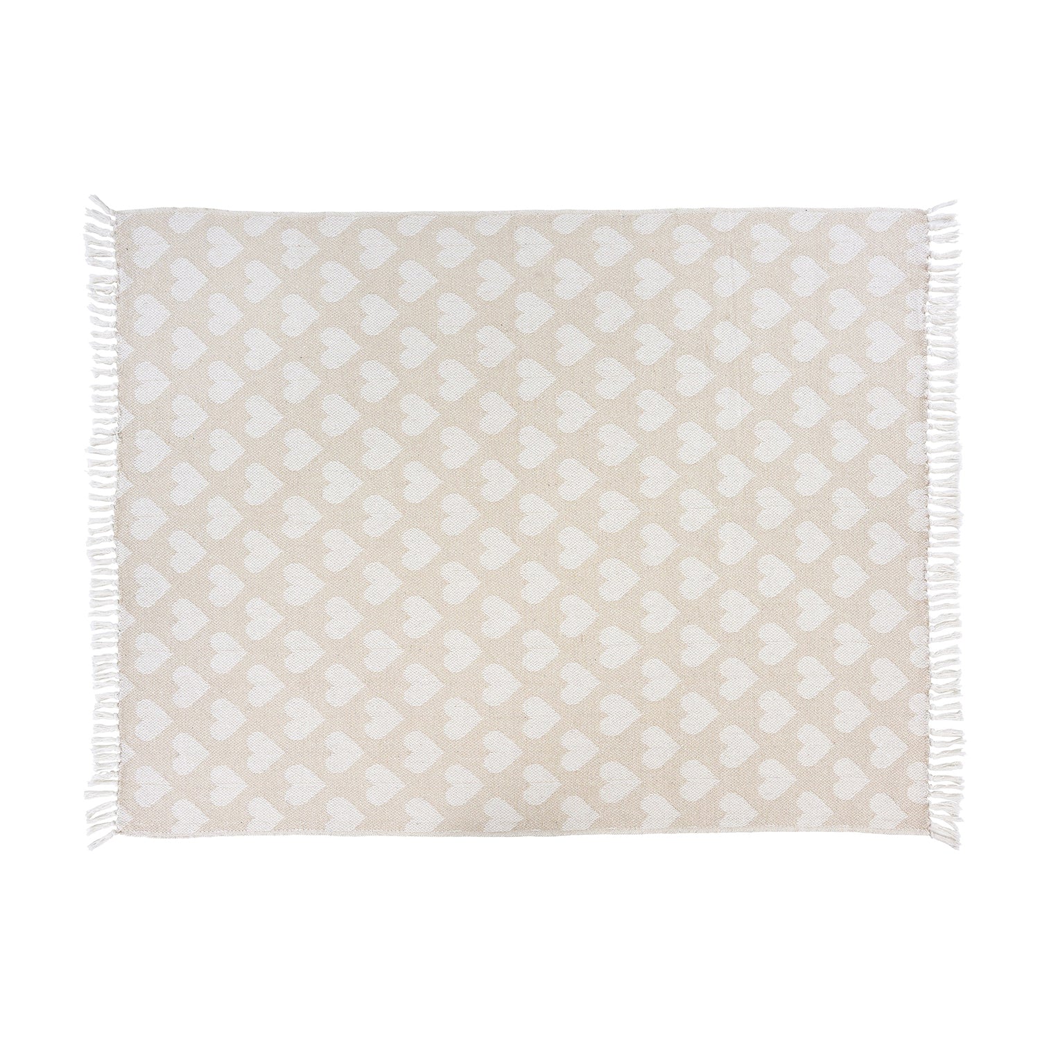 Heart Throw Blanket - White - Muse + Moonstone