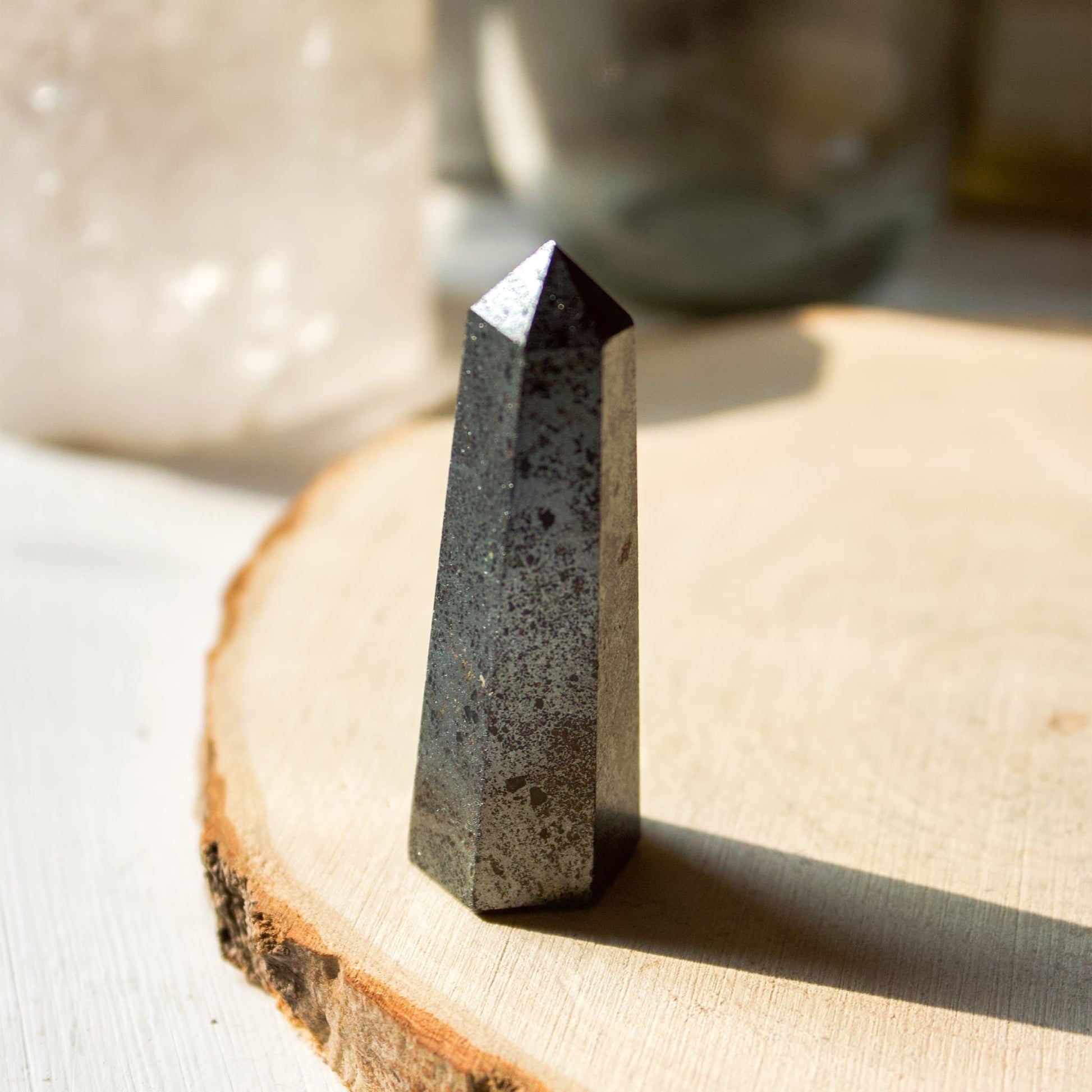 Hematite - Polished Point (Generator) - Muse + Moonstone