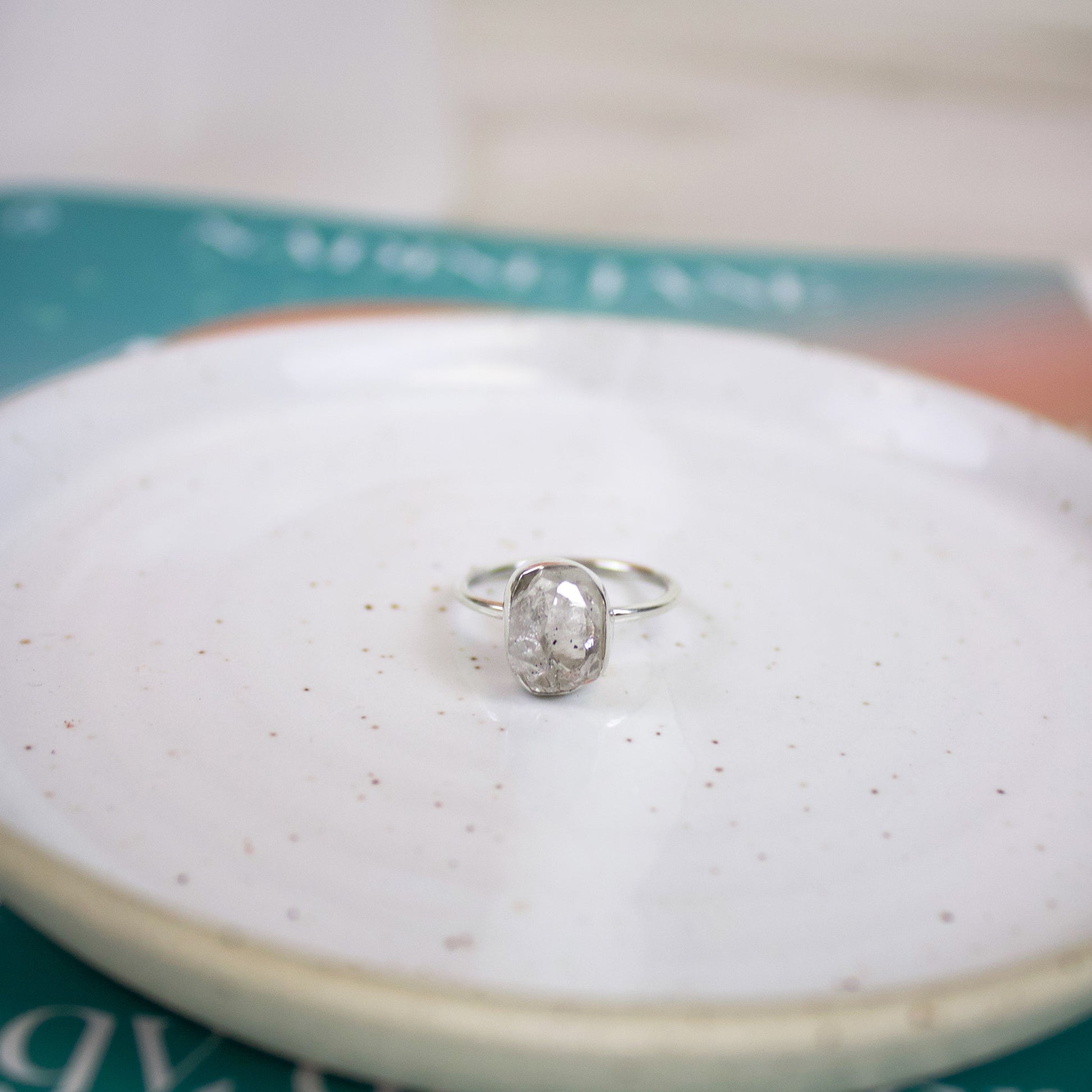 Herkimer Diamond Ring | Love + Lark - Muse + Moonstone