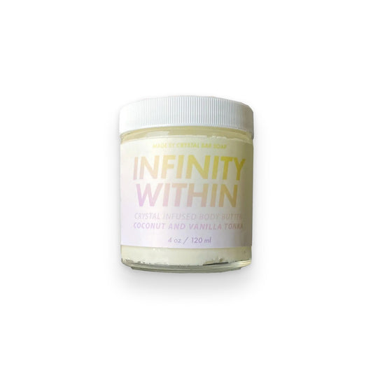 Infinity Within - Crystal Infused Body Butter | Crystal Bar Soap - Muse + Moonstone