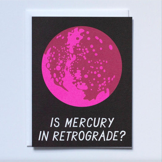 Is Mercury in Retrograde? - Note Card | BANQUET WORKSHOP - Muse + Moonstone