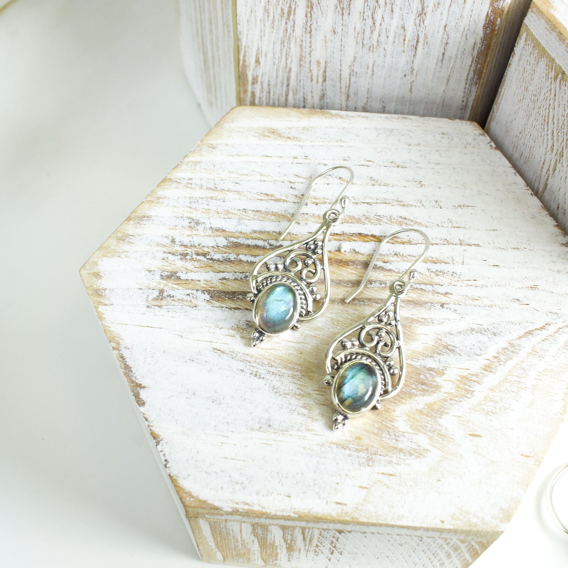 Labradorite Earrings | Love + Lark - Muse + Moonstone