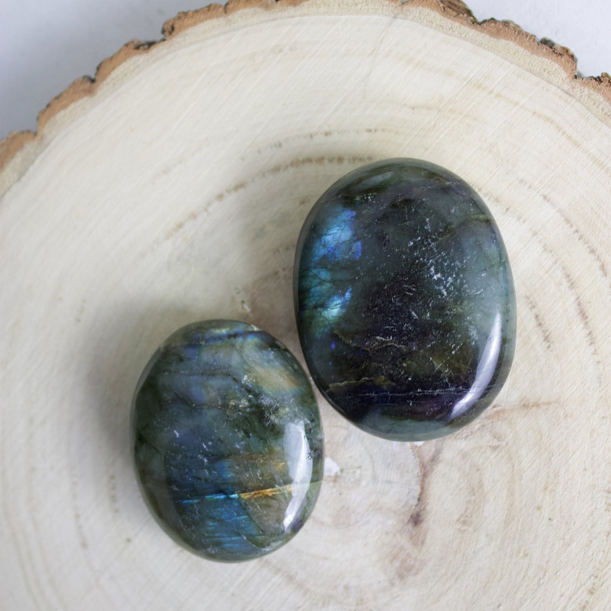 Labradorite - Palm Stones - Muse + Moonstone