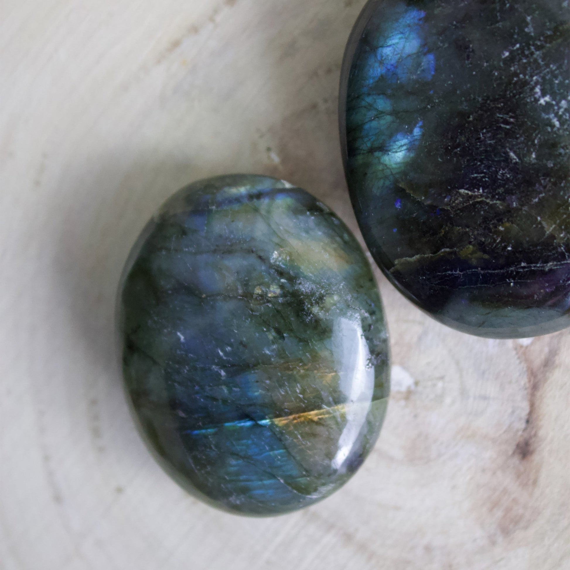 Labradorite - Palm Stones - Muse + Moonstone