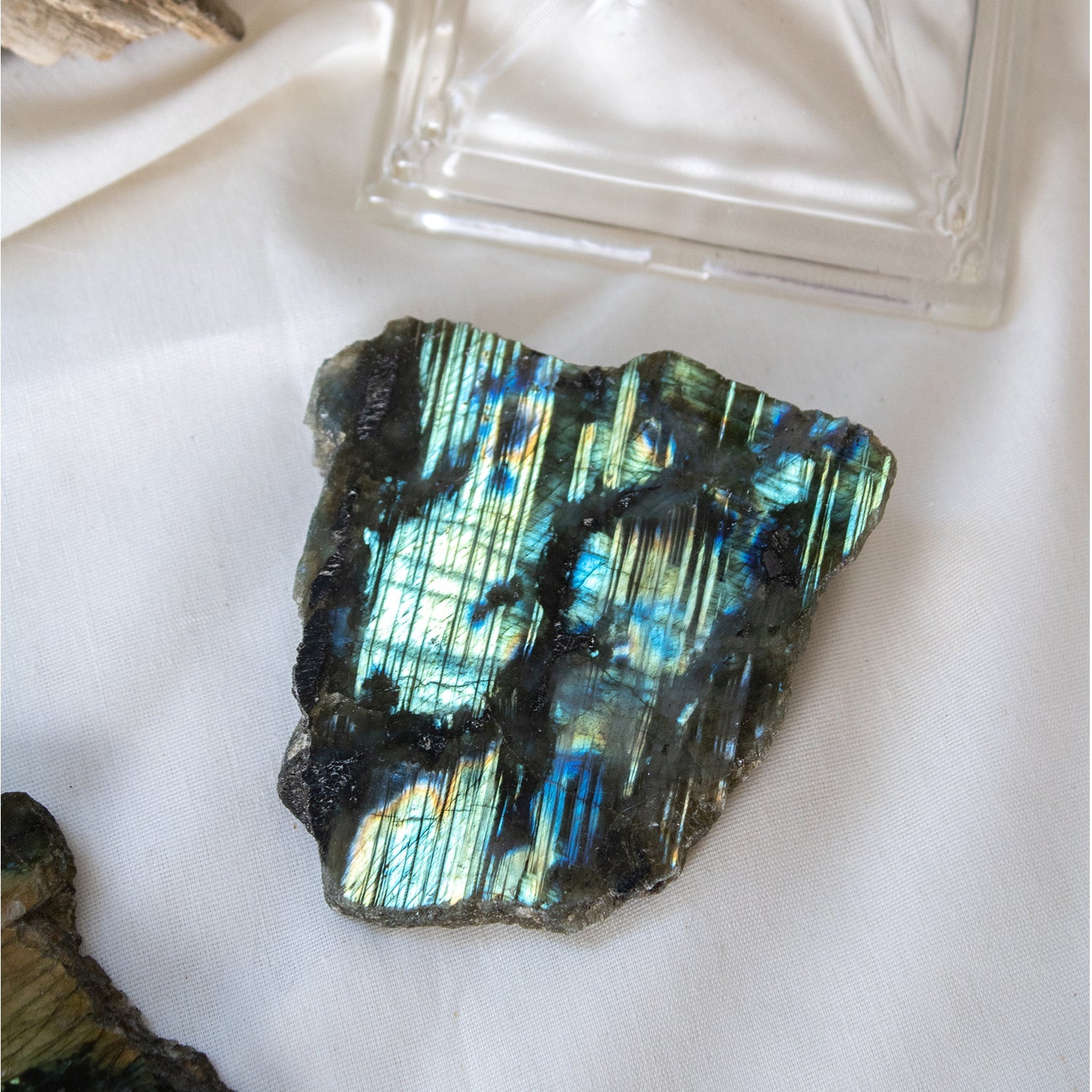 Labradorite - Polished Slice #1 - Muse + Moonstone