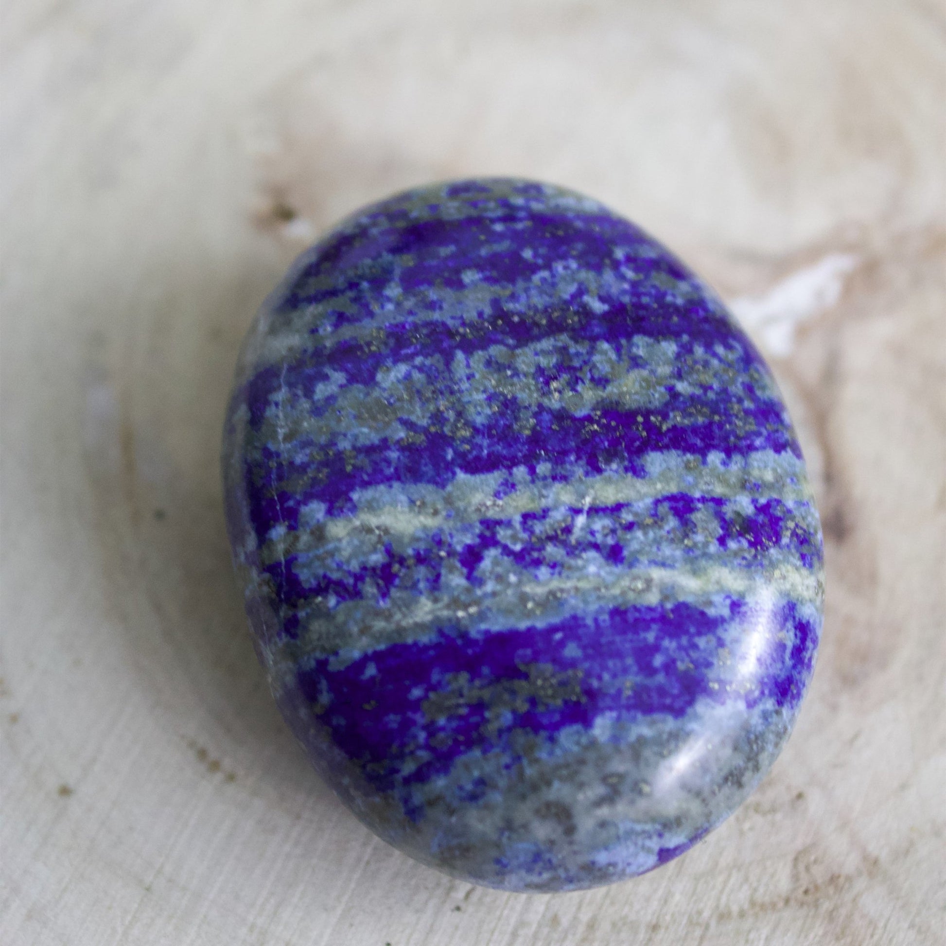 Lapis Lazuli - Palm Stones - Muse + Moonstone