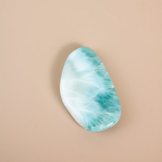 Larimar - Polished Piece #2 - Muse + Moonstone