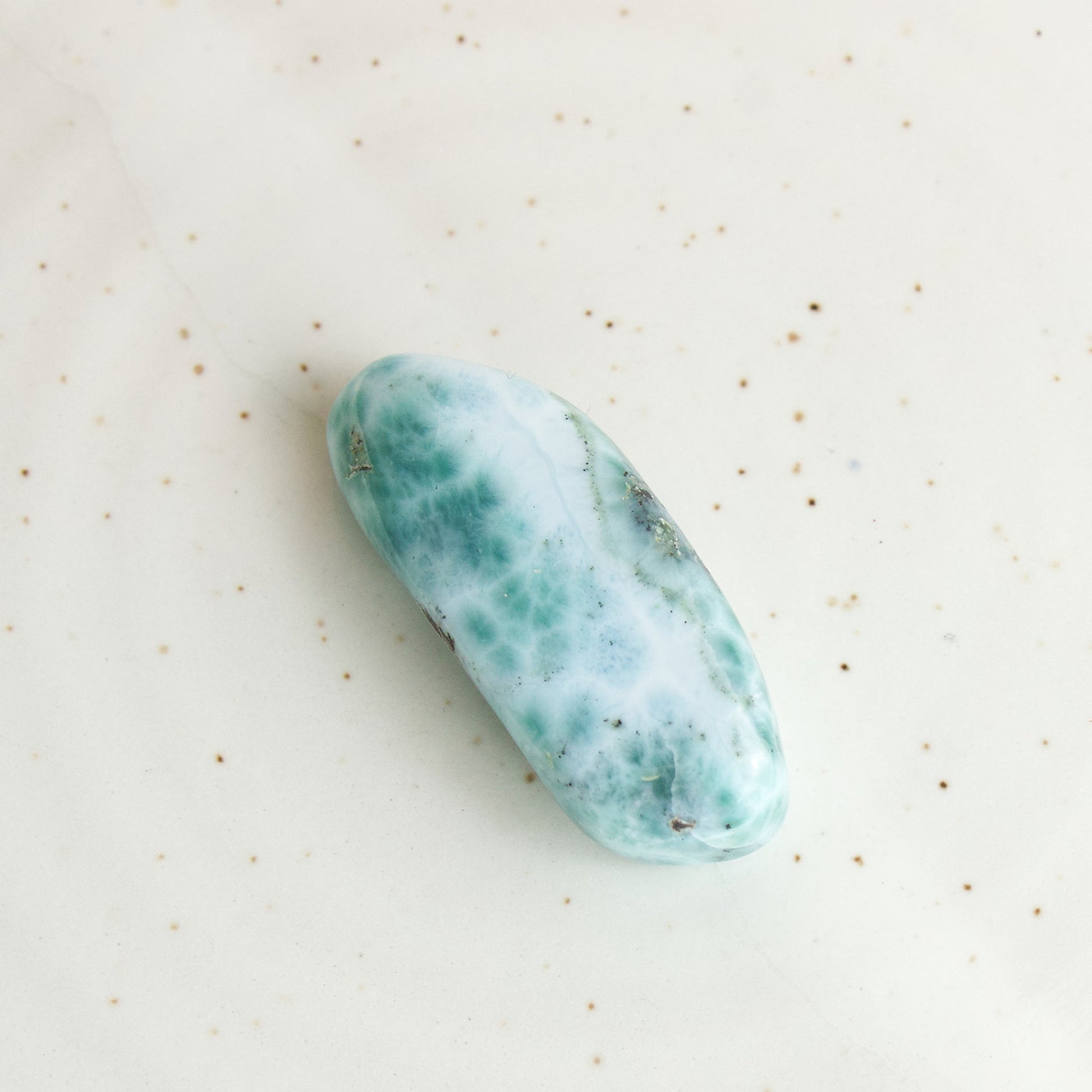 Larimar - Polished Piece #4 - Muse + Moonstone