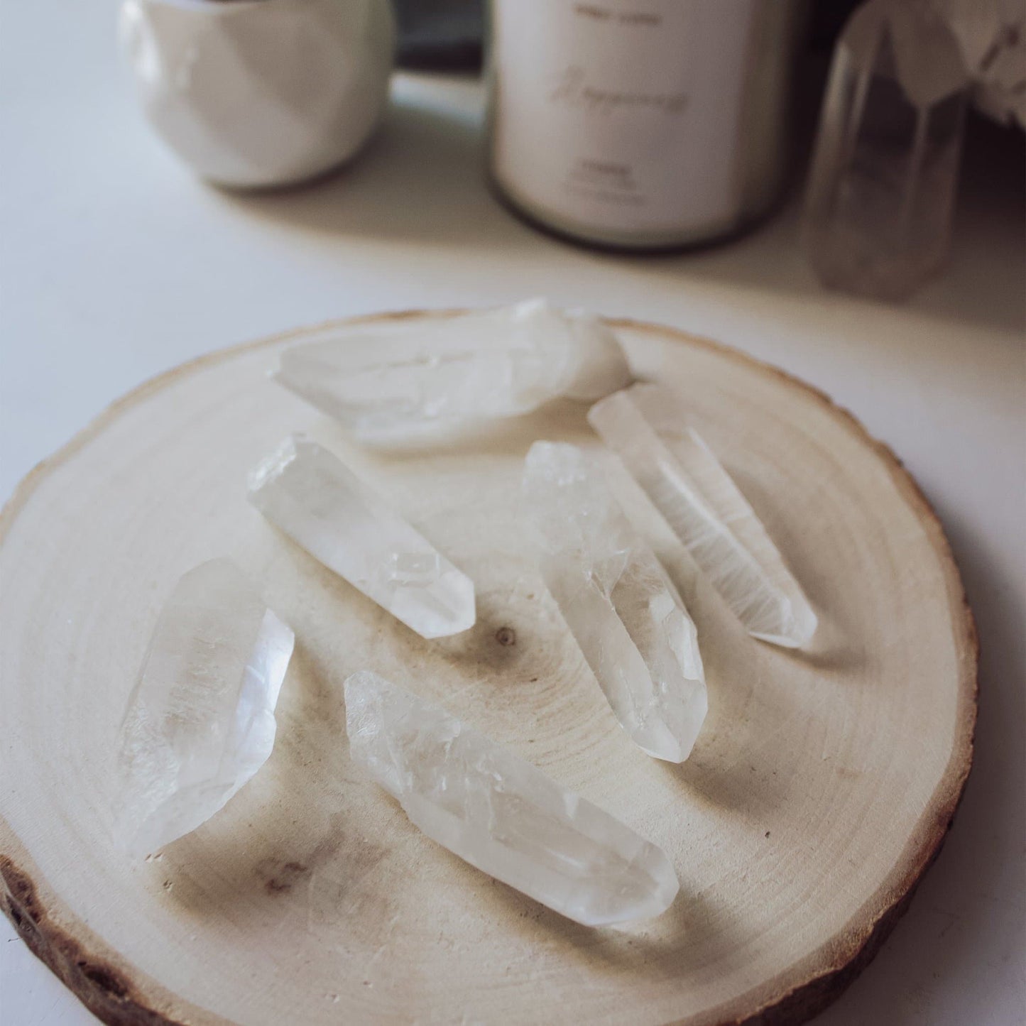 Lemurian Quartz - Crystal Points - Muse + Moonstone