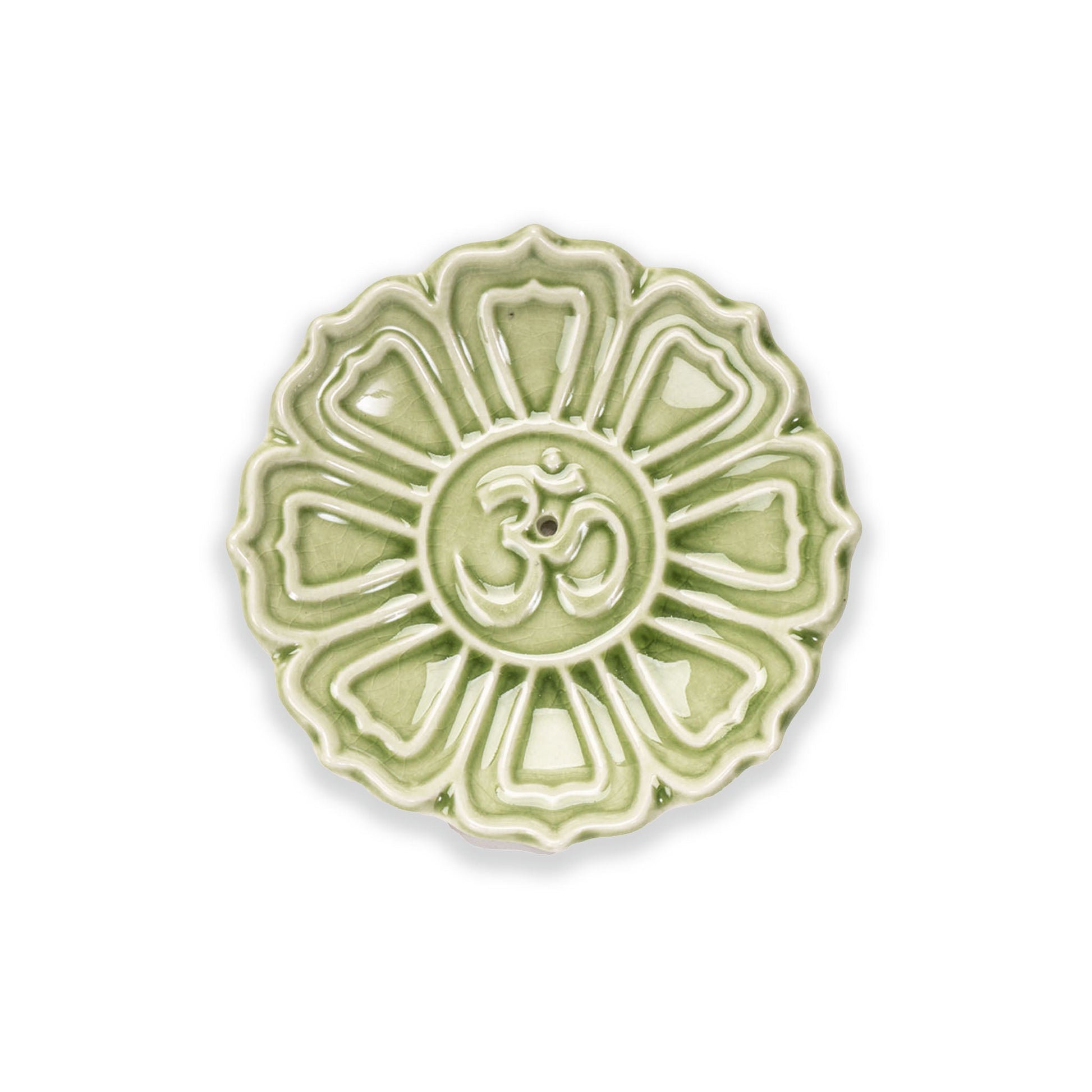Lotus Ohm Incense Holder - Muse + Moonstone