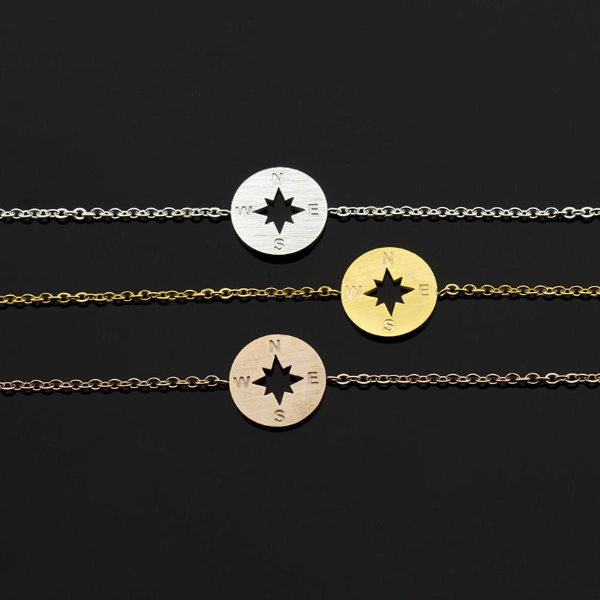 Compass Dainty Bracelet | Love + Lark - Muse + Moonstone