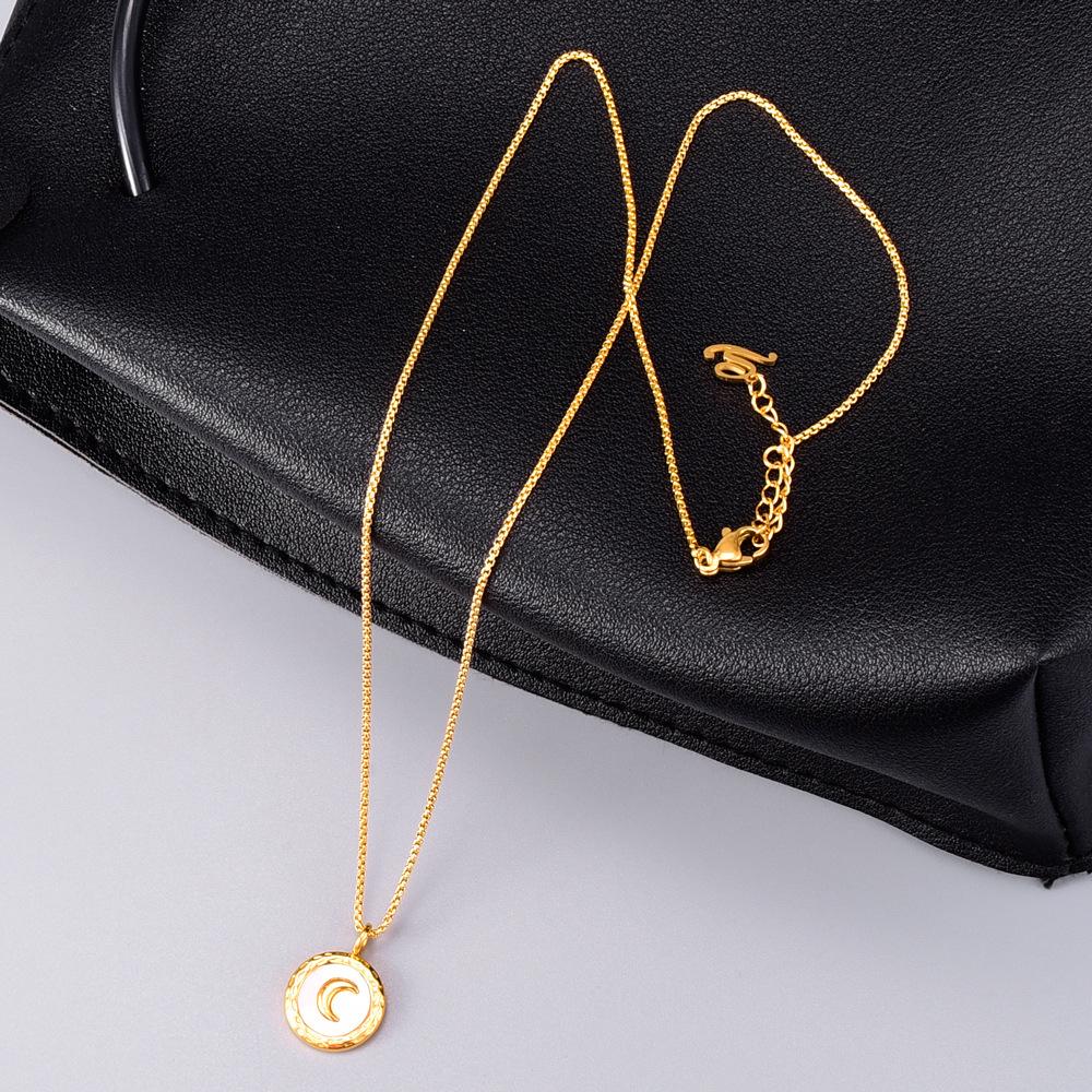 Delicate Moon Necklace | Love + Lark - Muse + Moonstone