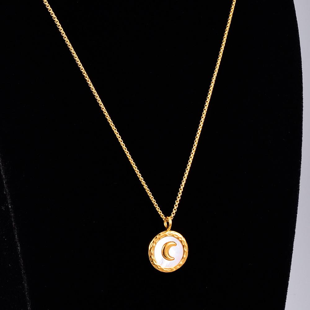 Delicate Moon Necklace | Love + Lark - Muse + Moonstone