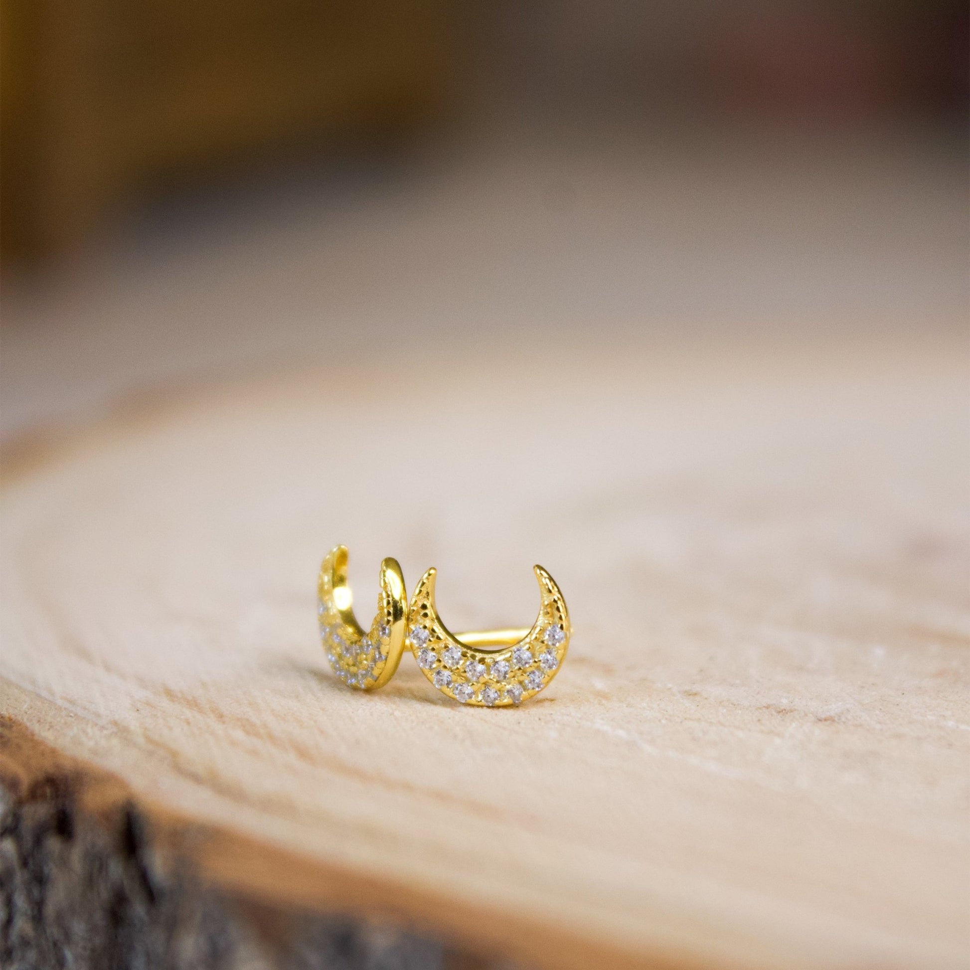 "Luna" Stud Earrings | Love + Lark - Muse + Moonstone