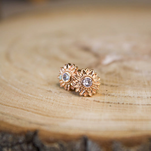 "Starflower" Stud Earrings | Love + Lark - Muse + Moonstone