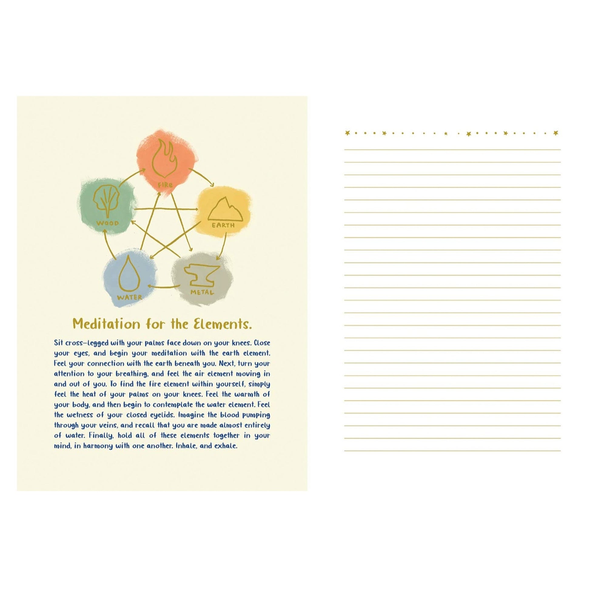 Magical Meditations: A Guided Journal for Peace, Clarity, and Creativity - Muse + Moonstone
