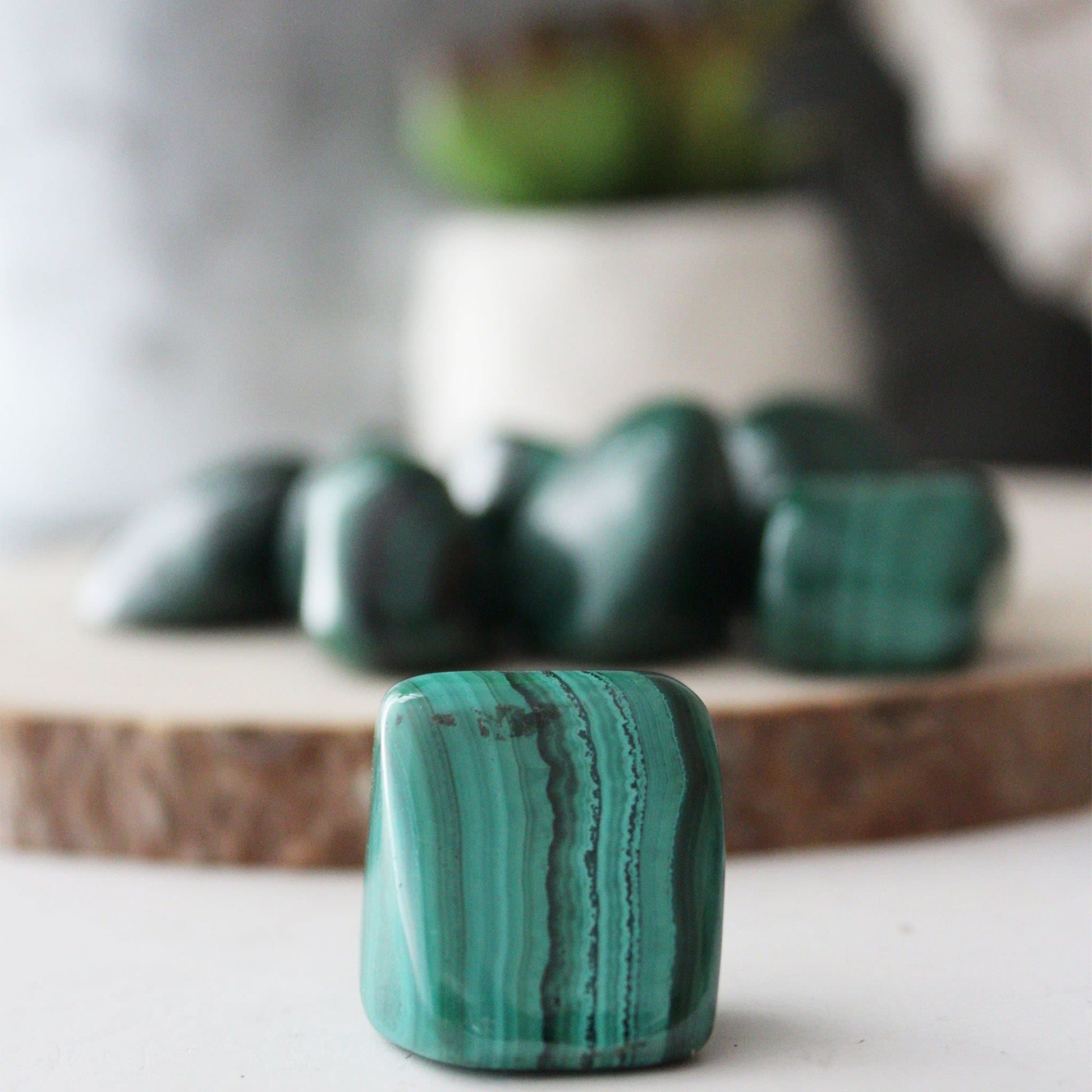 Malachite - Tumbled - Muse + Moonstone