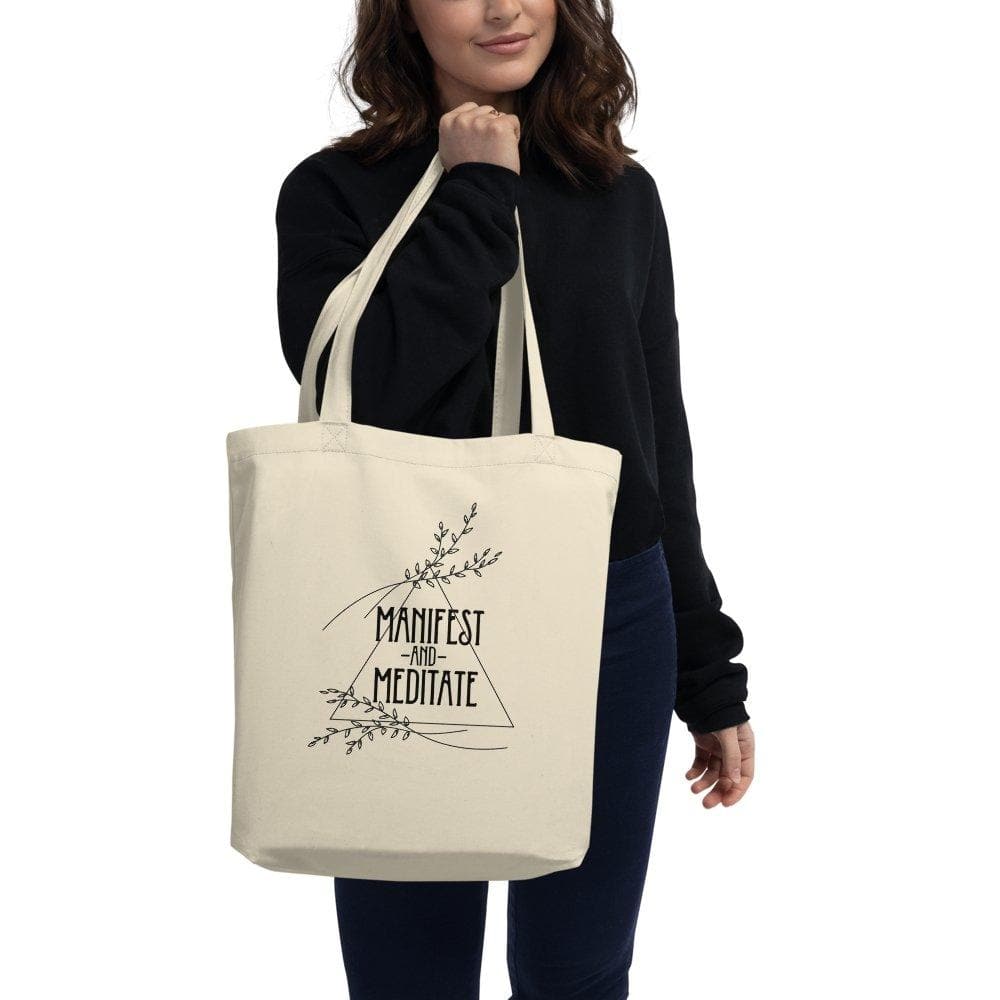 MANIFEST and MEDITATE | Tote Bag | SpiritGypsy - Muse + Moonstone