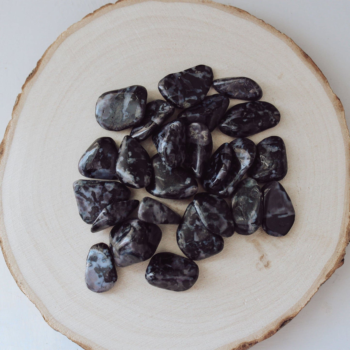 Mystic Merlinite (Indigo Gabbro) - Tumbled - Muse + Moonstone