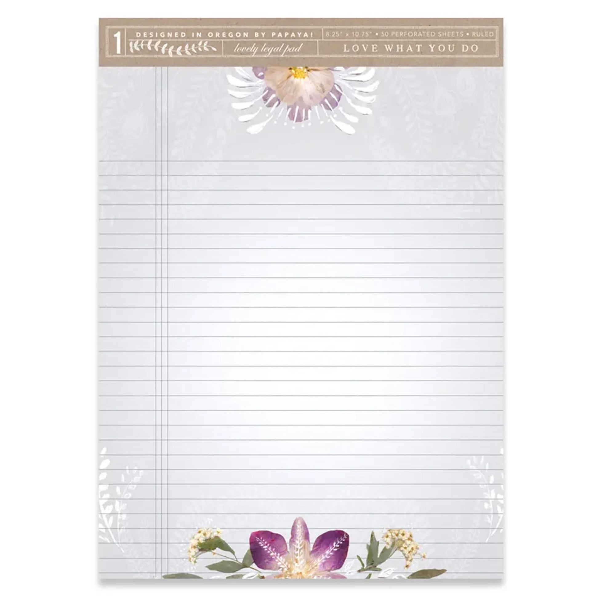 Orchid Lace - Legal Pad | PAPAYA - Muse + Moonstone
