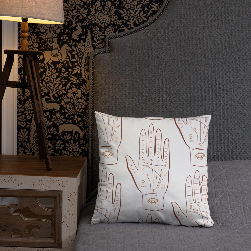 Palmistry - Throw Pillow - Muse + Moonstone